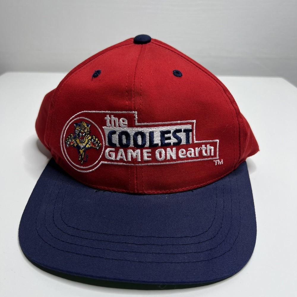 Coolest Game on Earth Vintage Florida Panthers NHL Snapback Hat INKO Headwear